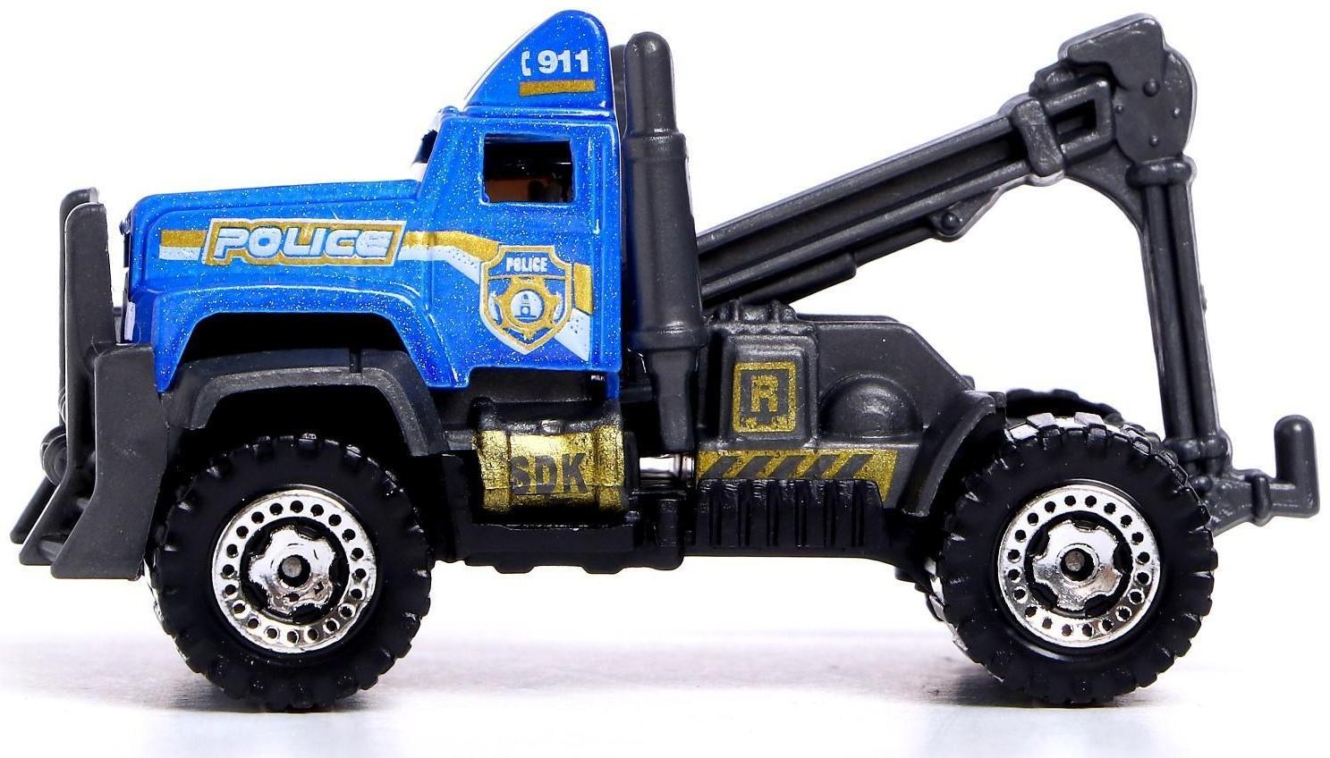 Машинка-сюрприз в банке, патруль, МИКС