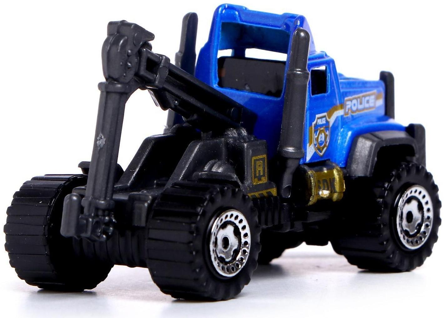 Машинка-сюрприз в банке, патруль, МИКС