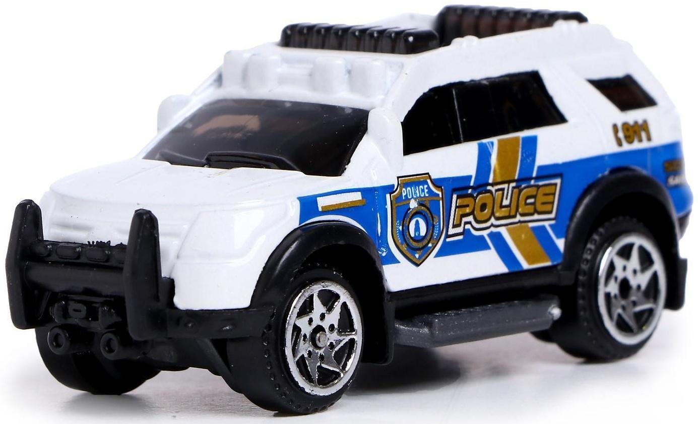 Машинка-сюрприз в банке, патруль, МИКС