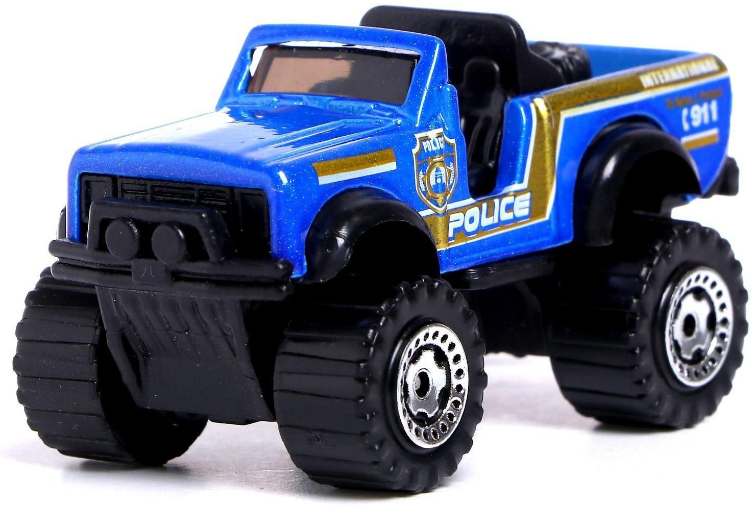 Машинка-сюрприз в банке, патруль, МИКС