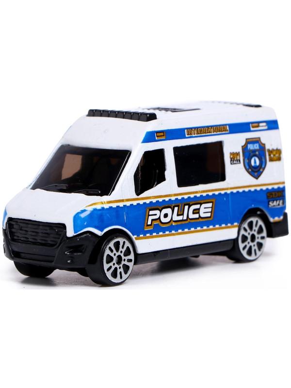 Машинка-сюрприз в банке, патруль, МИКС