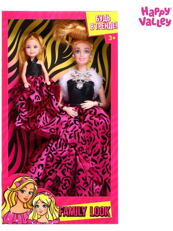 Кукла-модель с дочкой Family Look «Будь в тренде» розовая