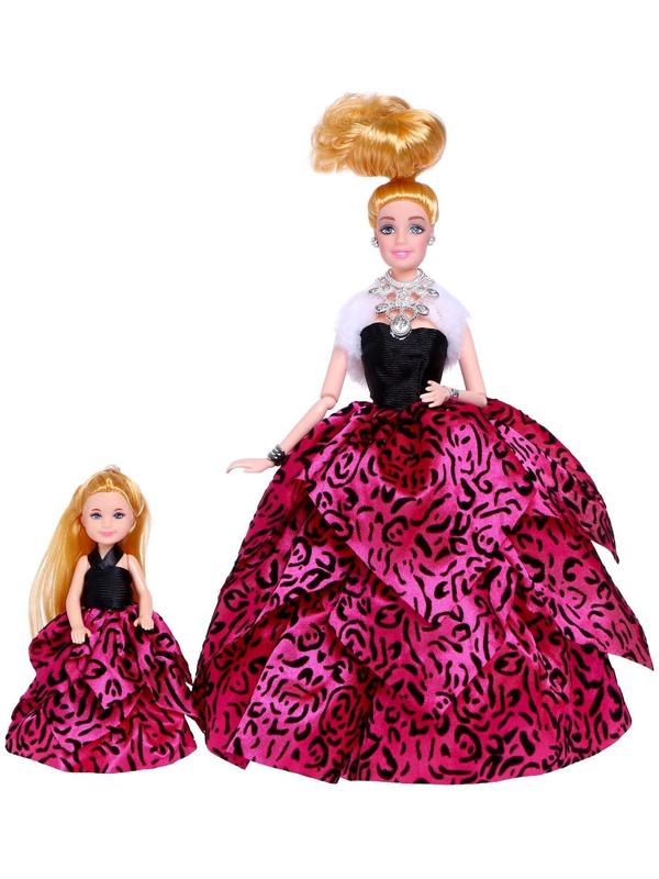 Кукла-модель с дочкой Family Look «Будь в тренде» розовая