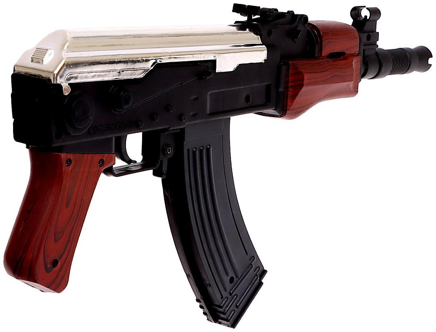 Автомат АКС-74У, стреляет пульками, 6 мм