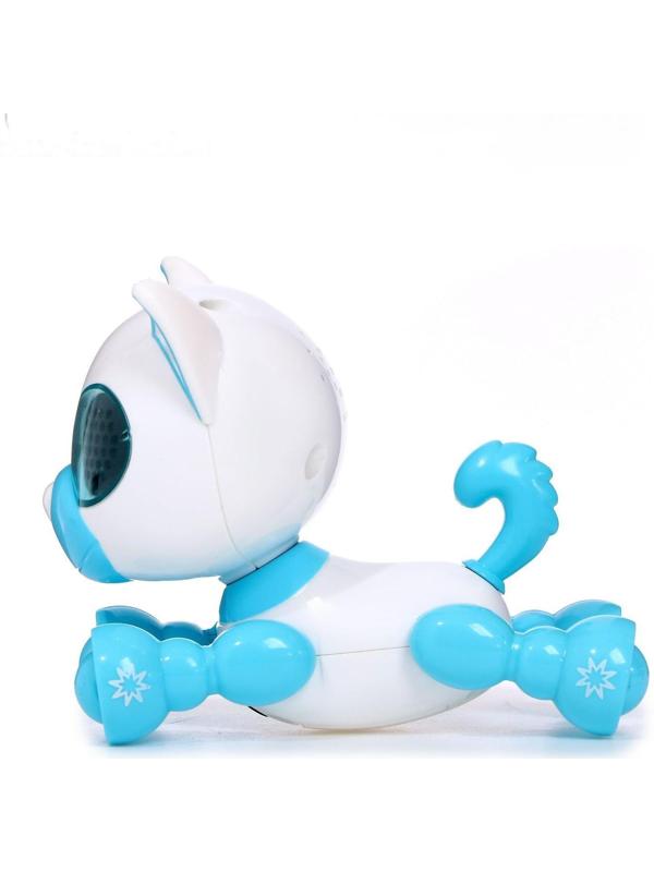 Робот-игрушка интерактивный «Умный дружок», звук, свет, цвет голубой