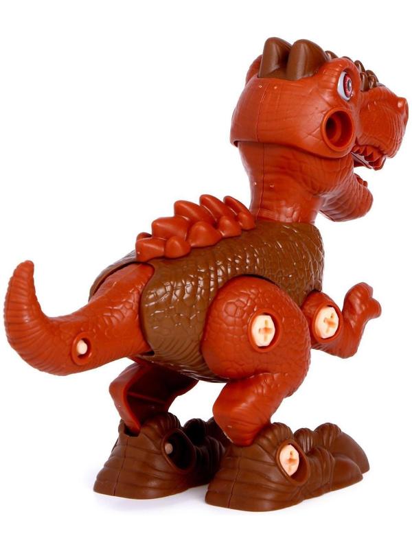 Конструктор винтовой «Велоцераптор», с электрическим шуруповёртом, 19 деталей