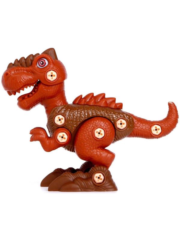 Конструктор винтовой «Велоцераптор», с электрическим шуруповёртом, 19 деталей