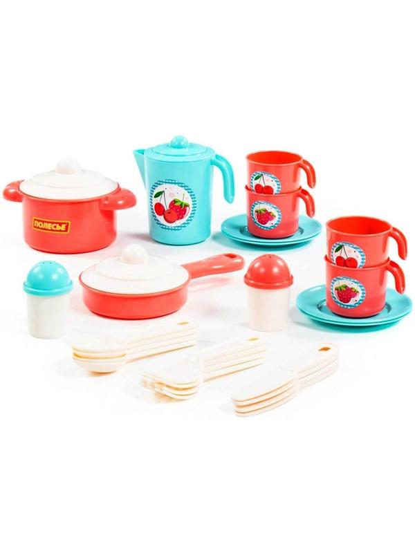 Набор детской посуды «Настенька», на 4 персоны, 28 элементов