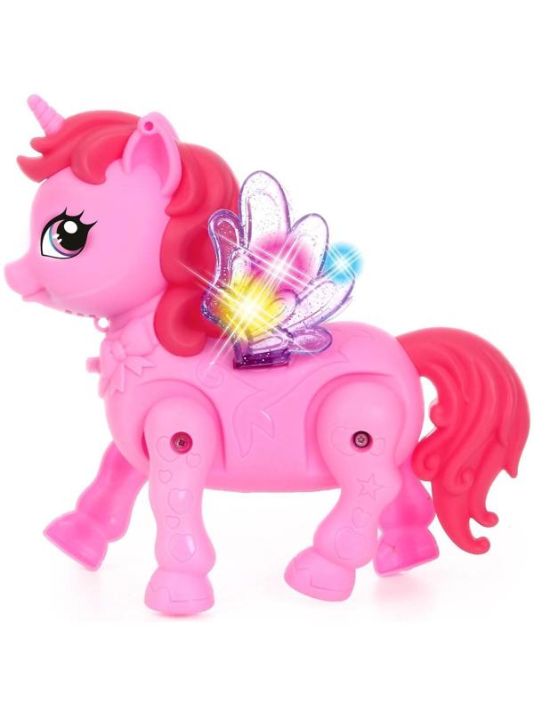 Музыкальная игрушка «Радужная пони» ходит, свет, звук, МИКС