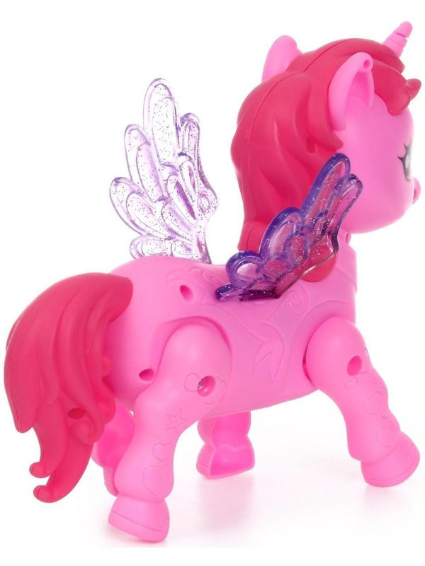 Музыкальная игрушка «Радужная пони» ходит, свет, звук, МИКС