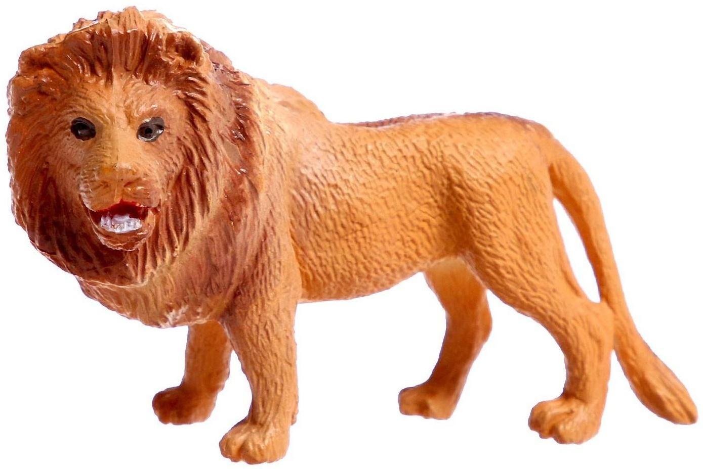 Фигурка «Лев», с обучающей карточкой