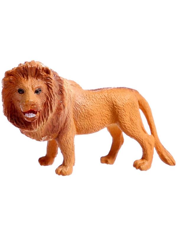 Фигурка «Лев», с обучающей карточкой