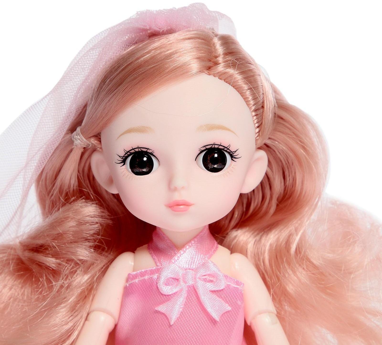 Кукла шарнирная «Эльза» в платье, МИКС