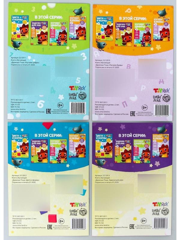 Книги обучающие набор «Учимся с Дракошей Тошей», 4 шт. по 16 стр.