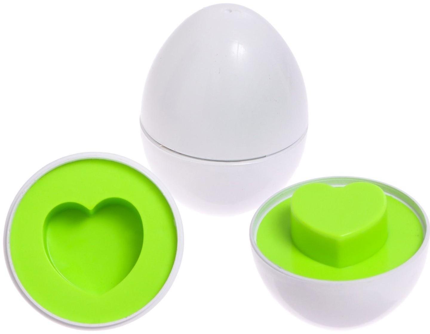 Сортер «Яйца», 6 цветов и геометрических фигур, МИКС