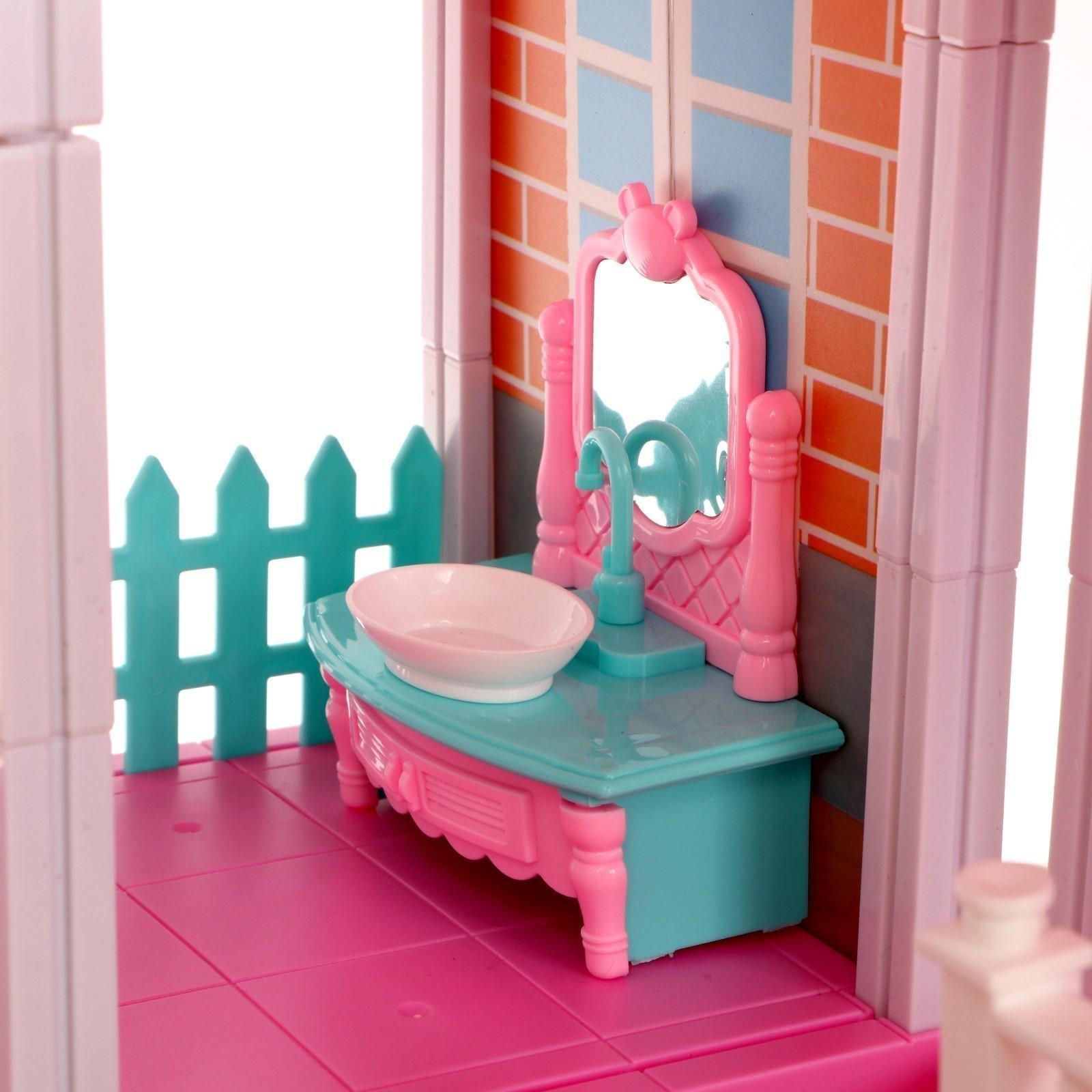 Дом для кукол «Лейнхаус» с куклами, с аксессуарами, 556-3