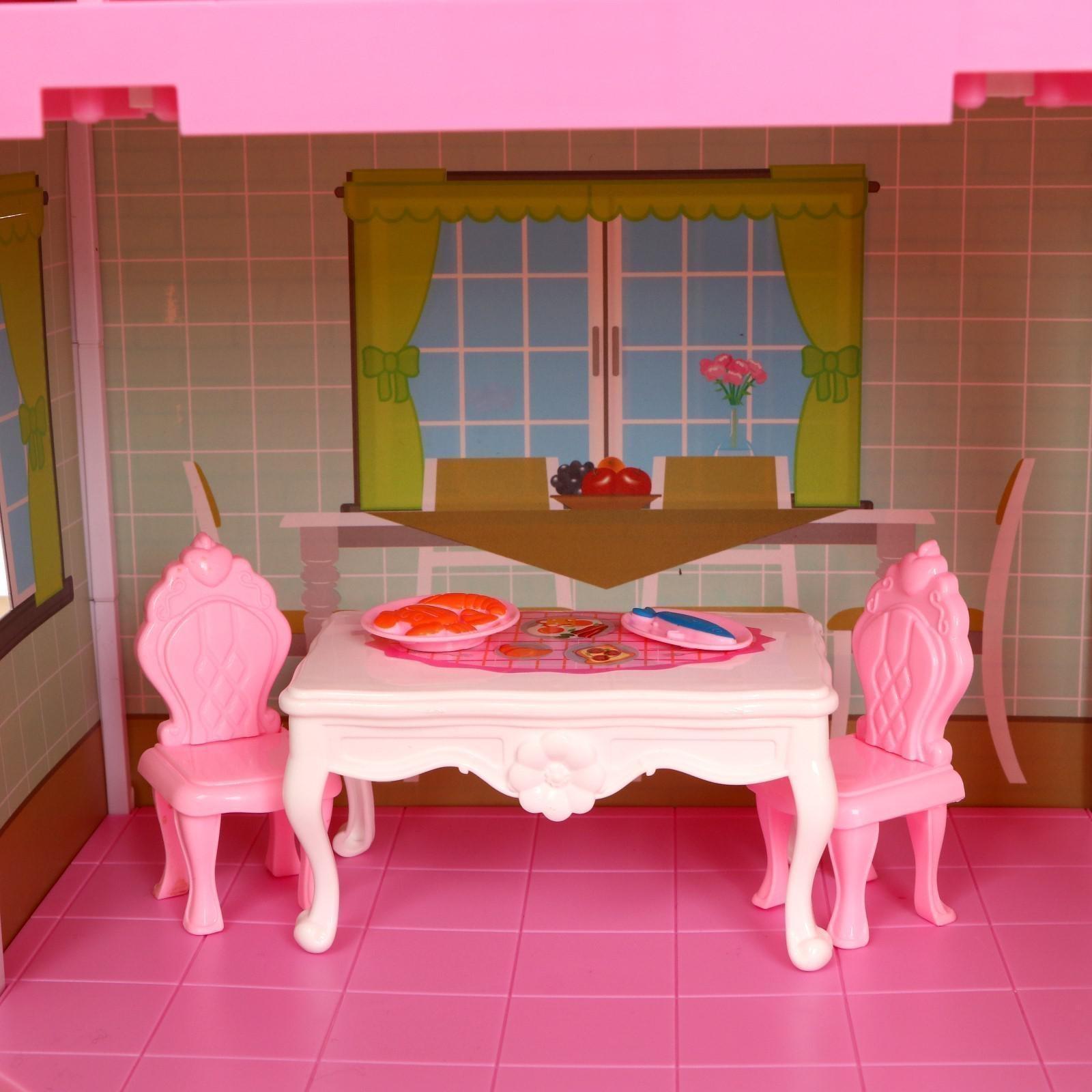 Дом для кукол «Лейнхаус» с куклами, с аксессуарами, 556-3