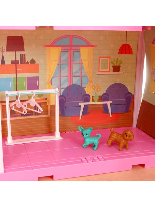 Дом для кукол «Лейнхаус» с куклами, с аксессуарами, 556-3