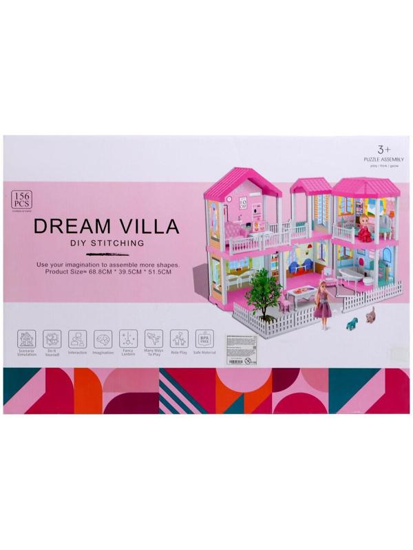 Дом для кукол «Лейнхаус» с куклами, с аксессуарами, 556-3