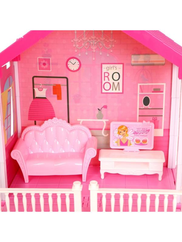 Дом для кукол «Лейнхаус» с куклами, с аксессуарами, 556-3