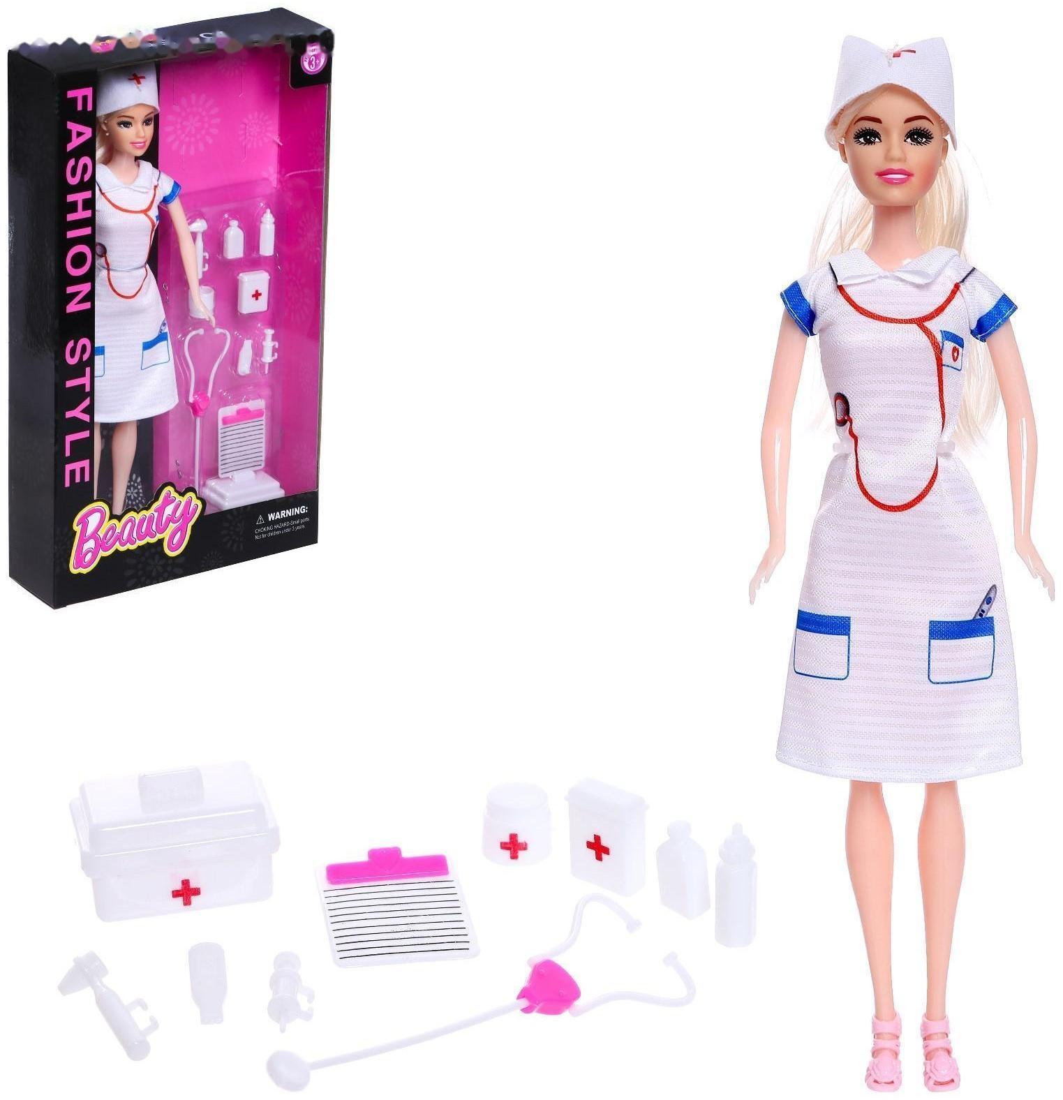 Кукла-модель «Врач» с аксессуарами, МИКС