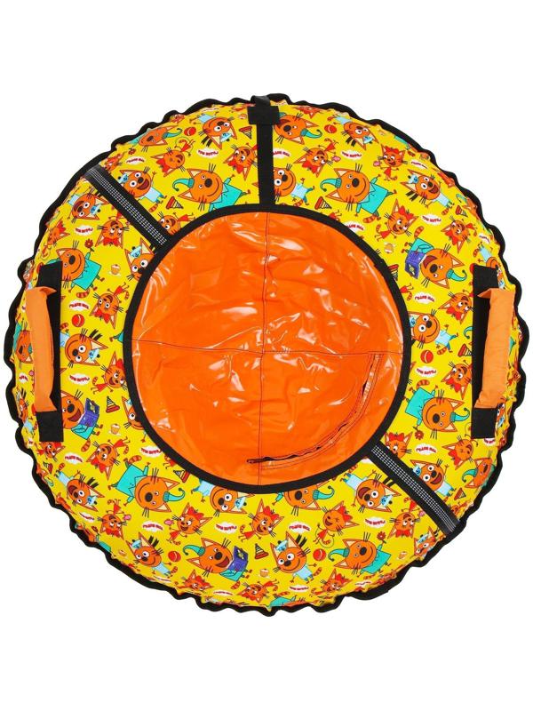 Тюбинг-ватрушка «Три кота», ТБ2-70/ТК, диаметр чехла 75 см, тент/оксфорд