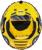 Тюбинг-ватрушка, ТБМ2/Ж2, размер чехла 85 х 103 см, тент/оксфорд, цвет жёлтый