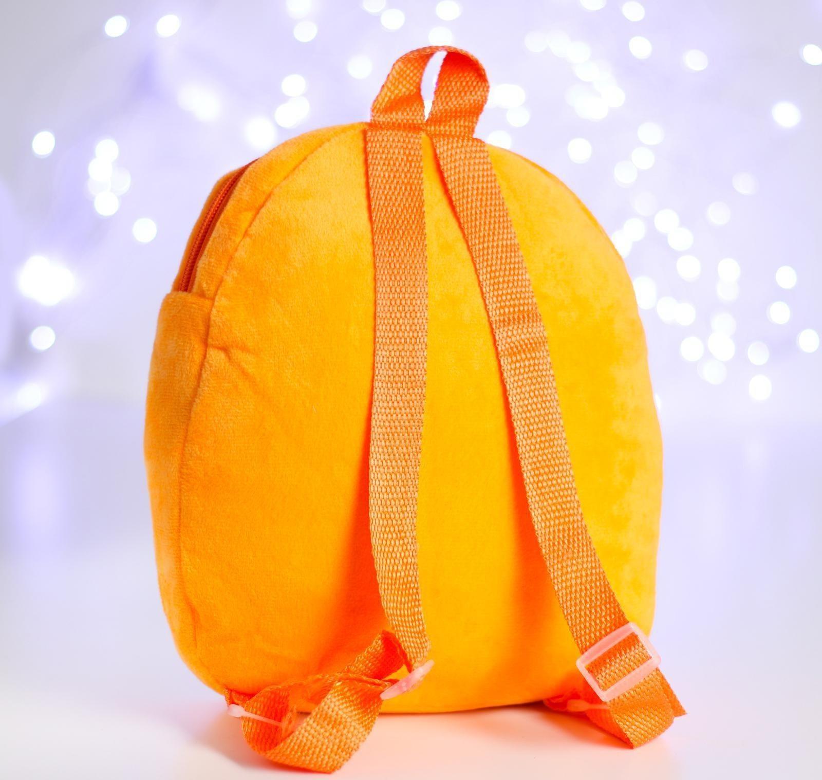 Рюкзак детский с пайетками «Лиса» 26х24 см