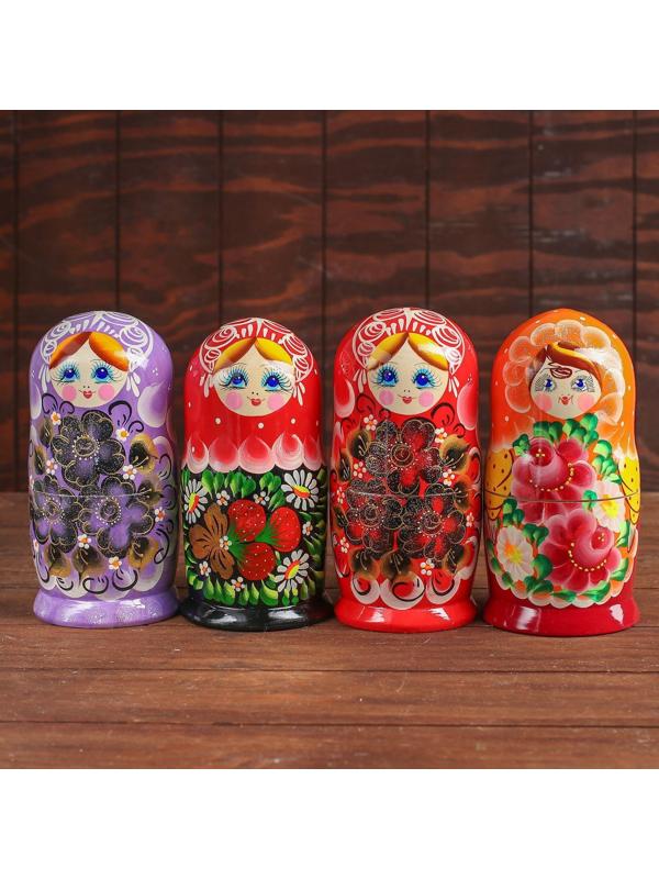 Матрёшка 7 в 1, расписная, цвета МИКС