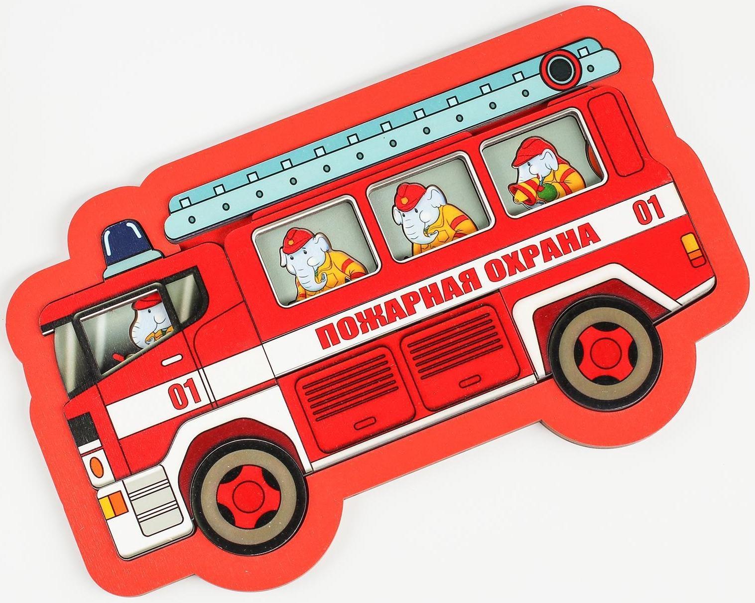 Развивающая доска «Пожарная охрана» 18 деталей