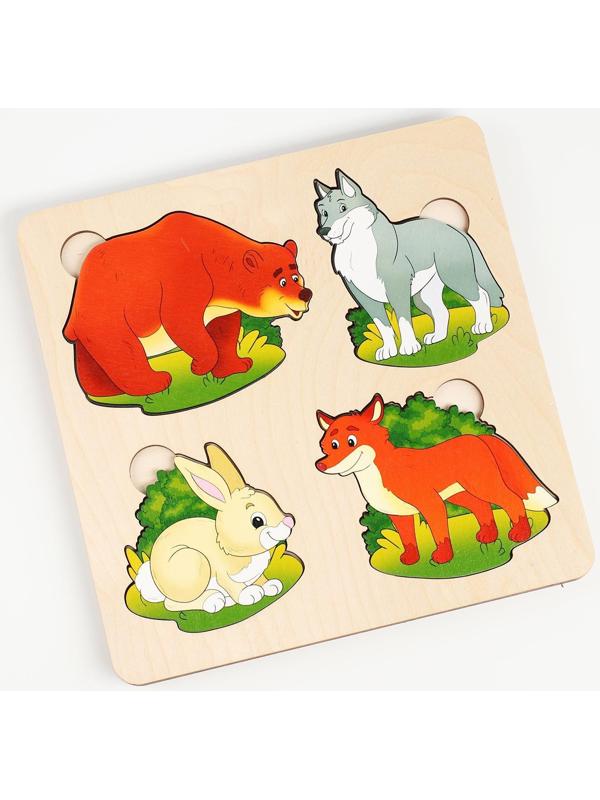 Больше-меньше «Дикие животные»