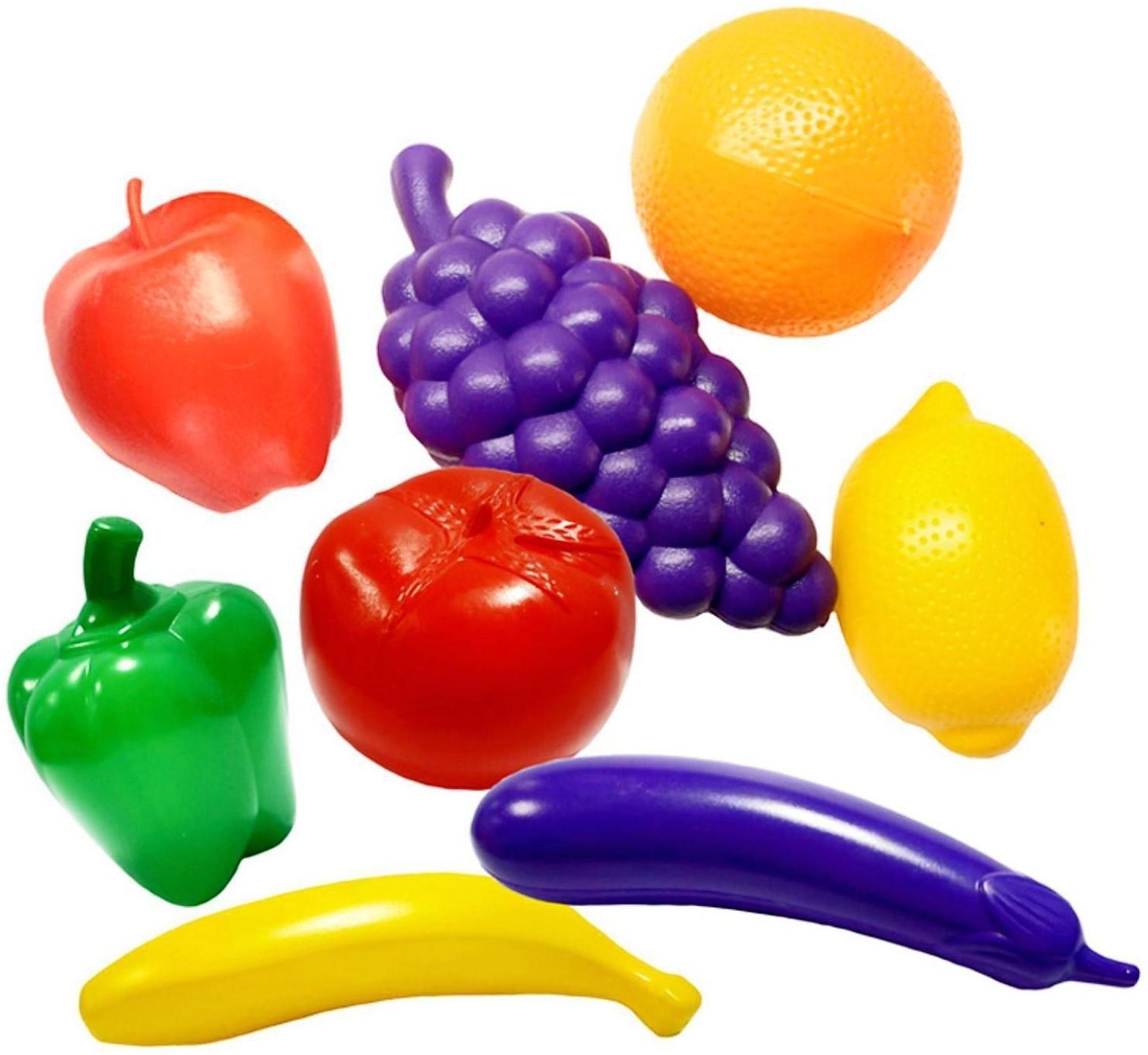 Набор «Овощи, фрукты», 8 штук