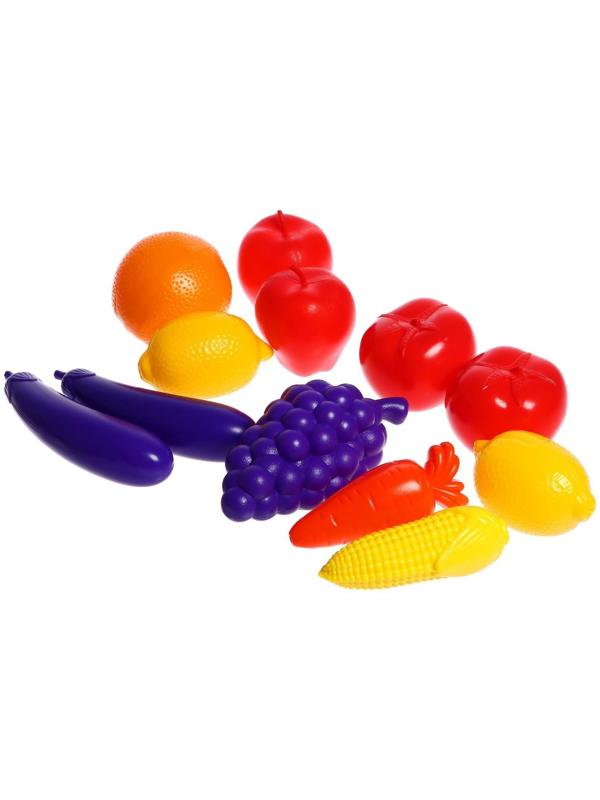 Набор «Овощи, фрукты», 12 штук, МИКС