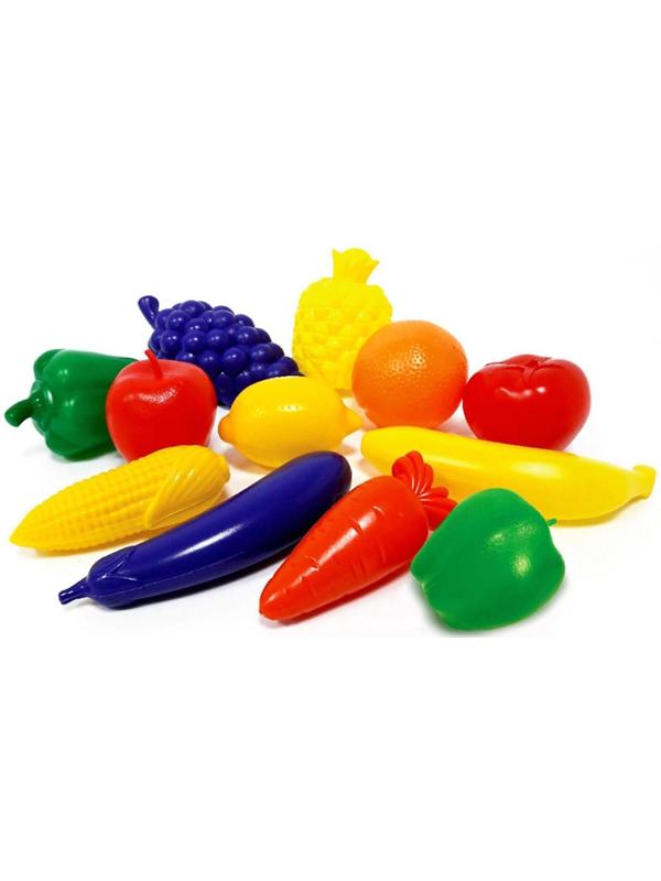 Набор «Овощи, фрукты», 12 штук, МИКС