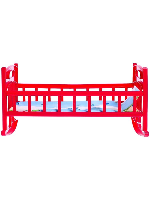 Кроватка для кукол с постелькой