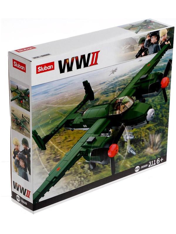 Конструктор Армия «Бомбардировщик», 311 деталей