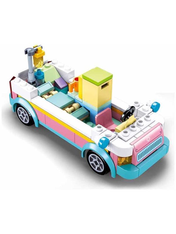 Конструктор Розовая мечта «Мобильная станция крови», 195 деталей