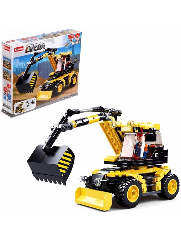 Конструктор Город «Карьерный экскаватор», 196 деталей