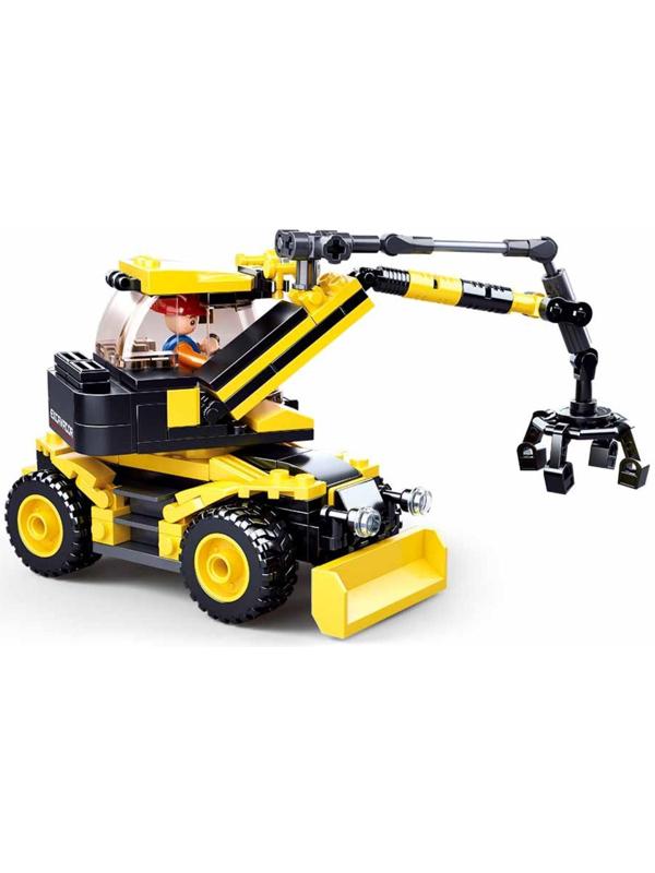 Конструктор Город «Карьерный экскаватор», 196 деталей