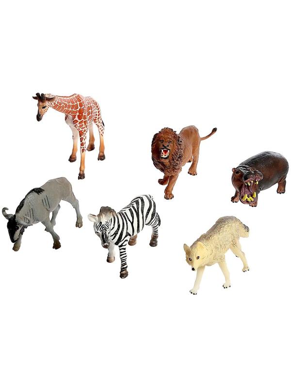 Набор животных «Звери Африки», 6 фигурок