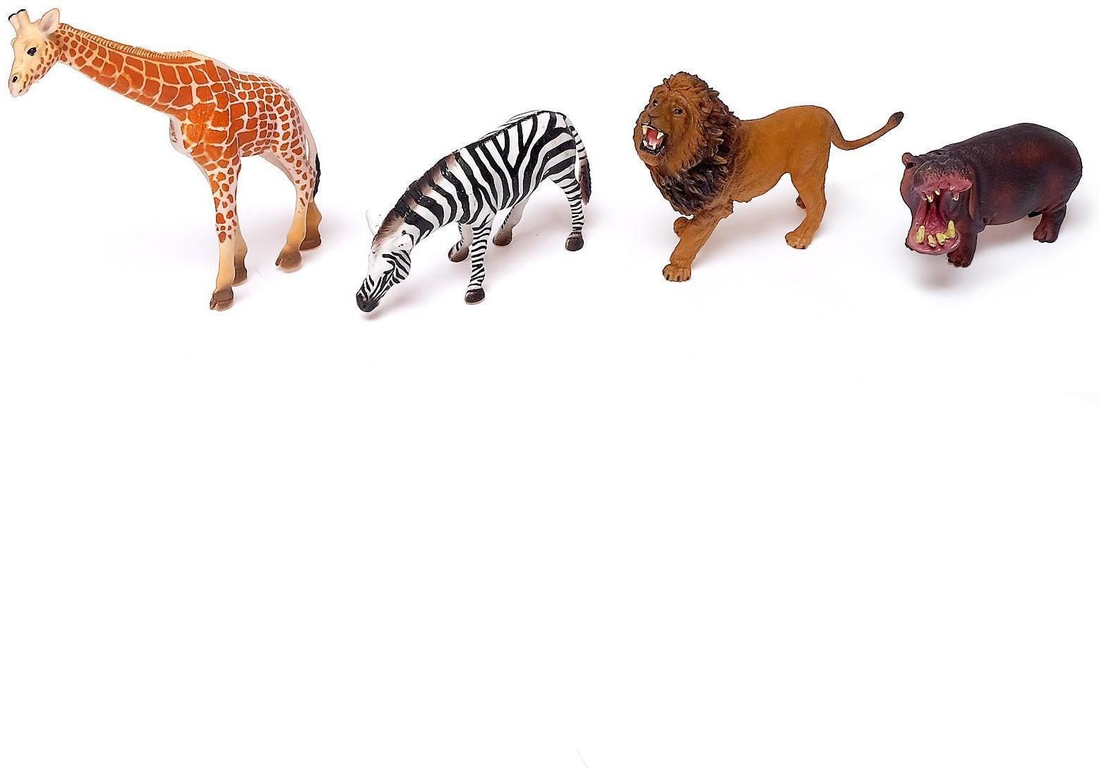 Набор животных «Звери Африки», 4 фигурок
