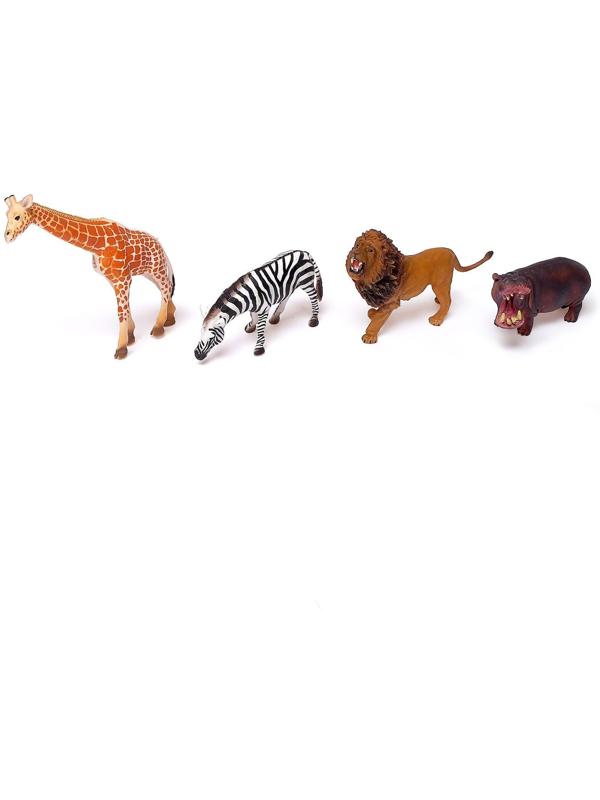 Набор животных «Звери Африки», 4 фигурок