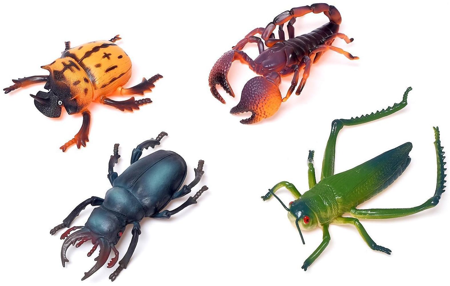 Набор животных «Насекомые», 4 фигурки