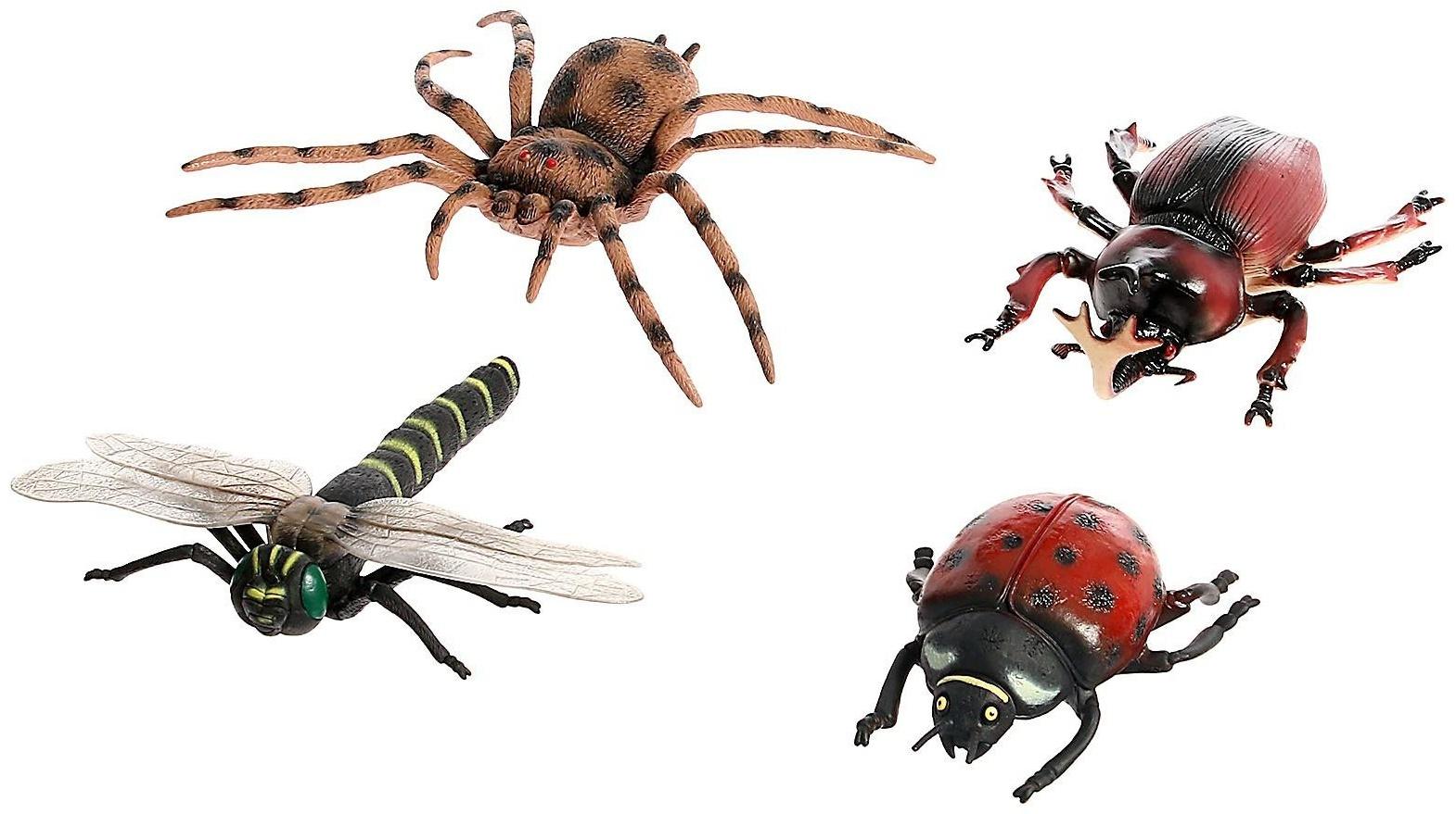 Набор животных «Насекомые», 4 фигурки