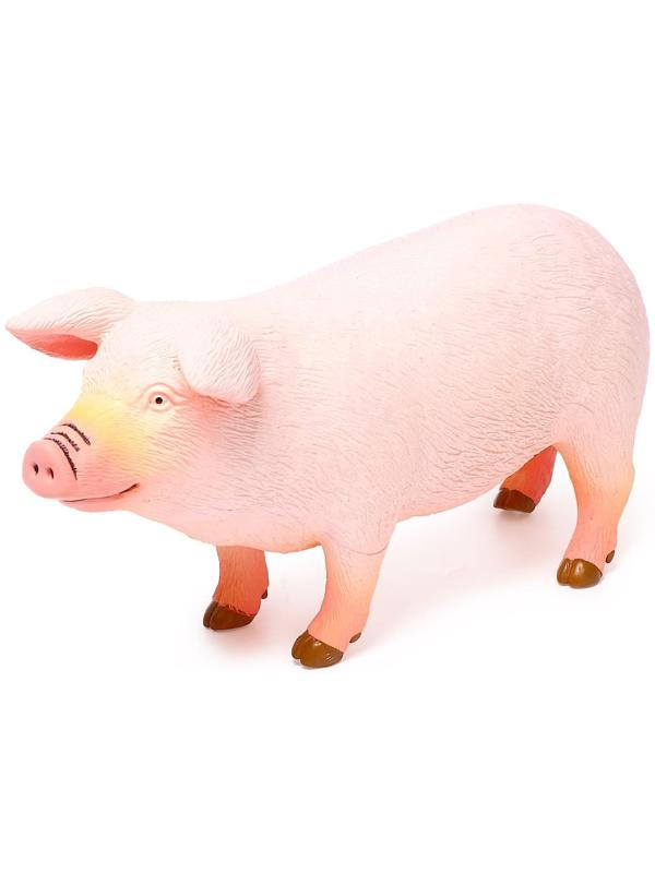 Фигурка животного «Домашняя свинья», длина 28 см