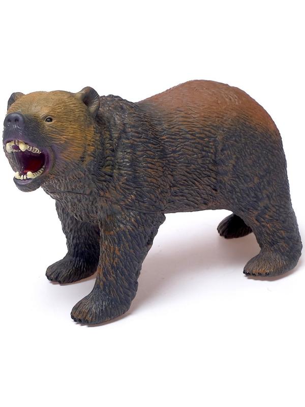Фигурка животного «Бурый медведь», длина 28 см