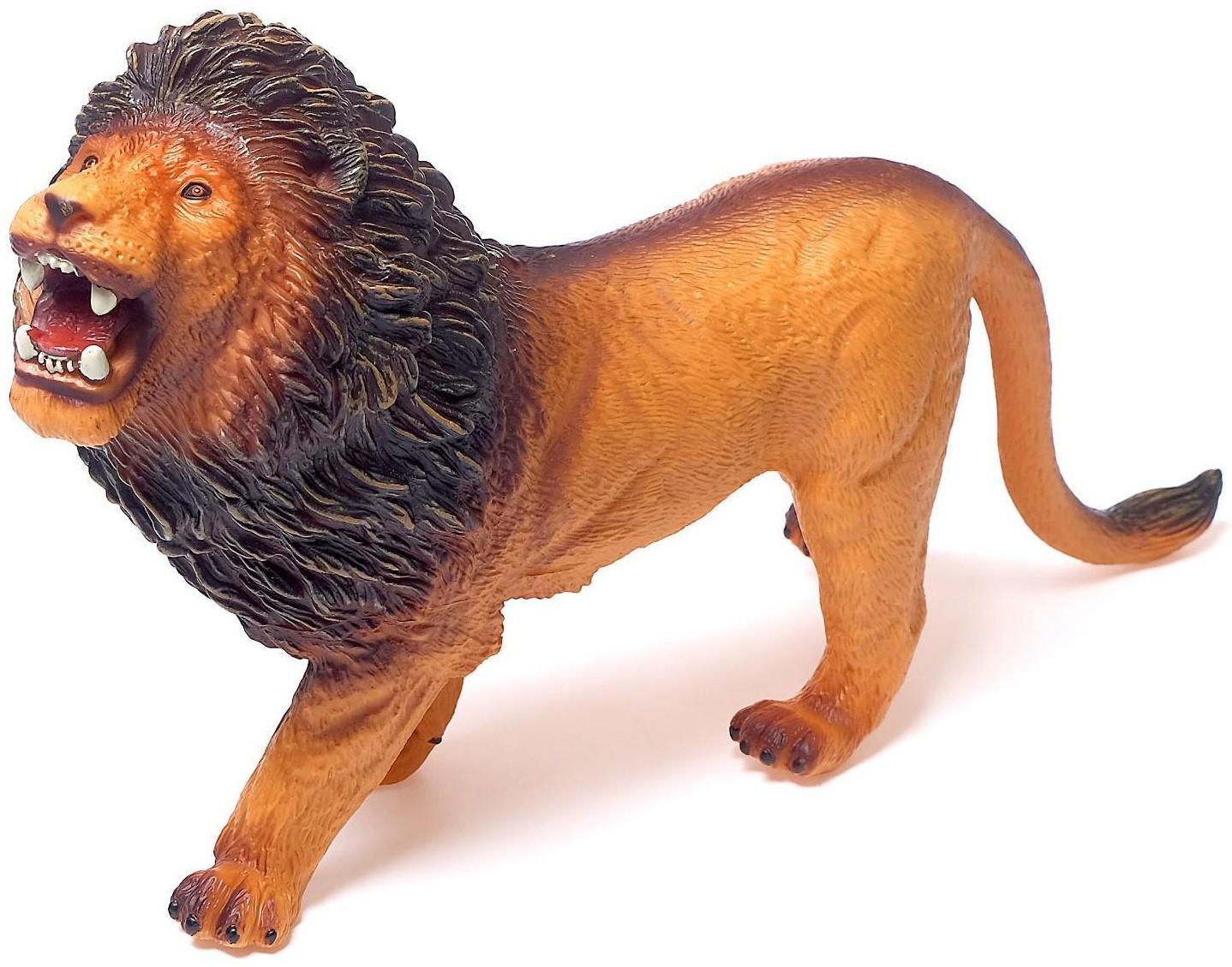 Фигурка животного «Африканский лев», длина 35 см