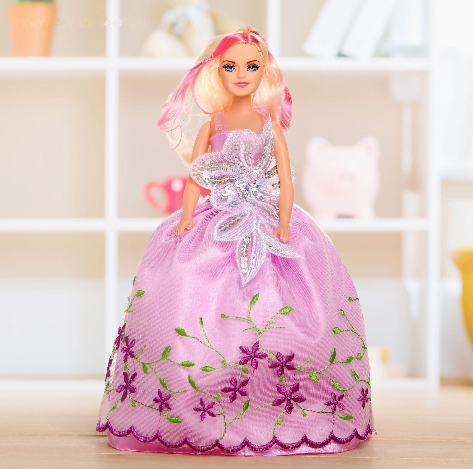 Кукла-модель «Даша» в платье, МИКС