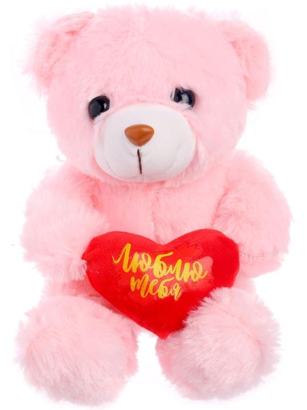 Мягкая игрушка «Люблю тебя», 25 см., МИКС