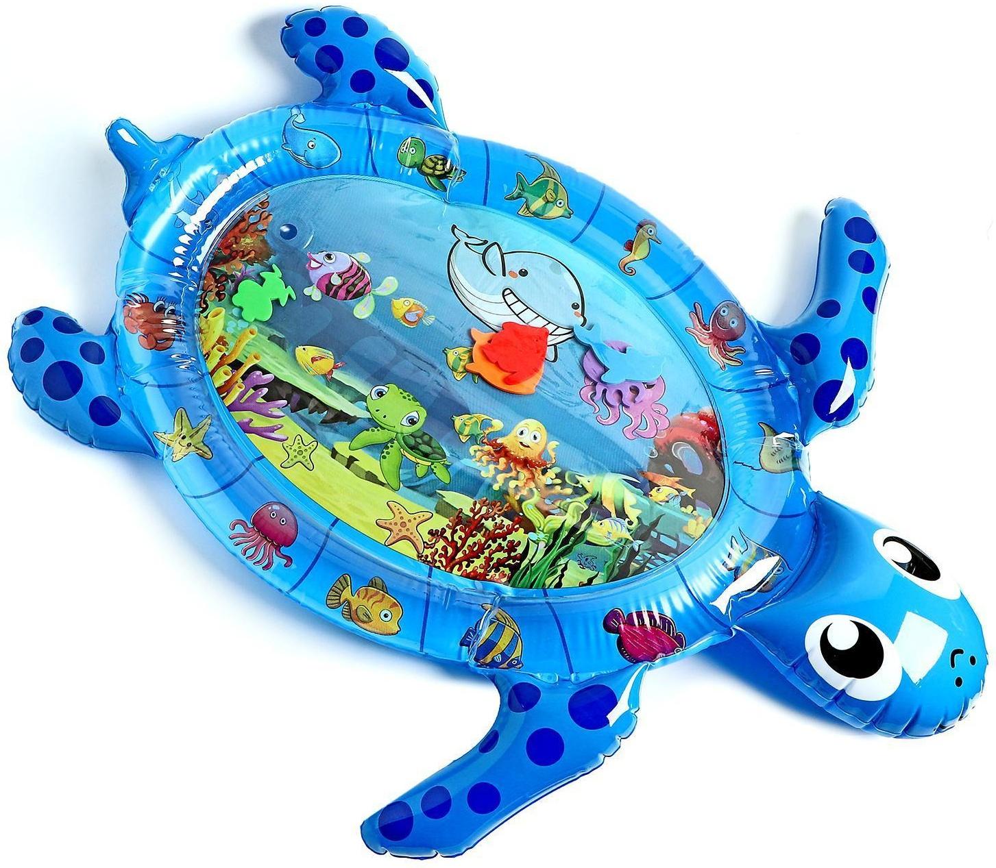 Акваковрик развивающий «Черепашка» цвета МИКС